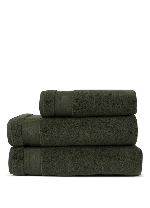 KENZO Weave badlaken - 92 x 150 cm - detail 2 khaki