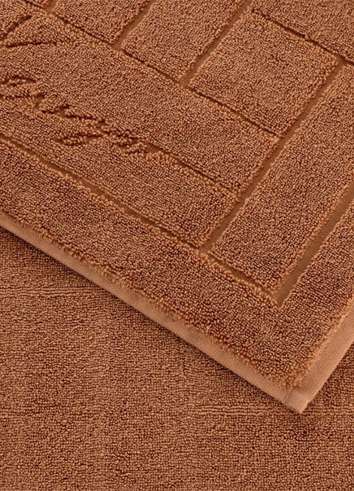 KENZO Weave badmat 55 x 80 cm - detail 2 camel