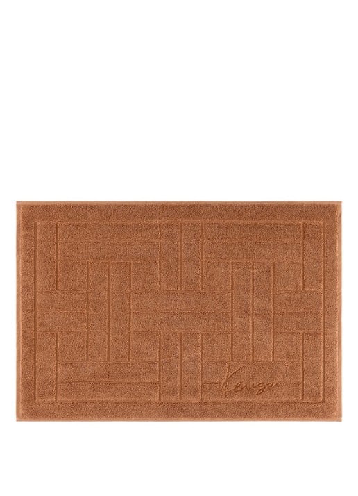 KENZO Weave badmat 55 x 80 cm - voorkant camel