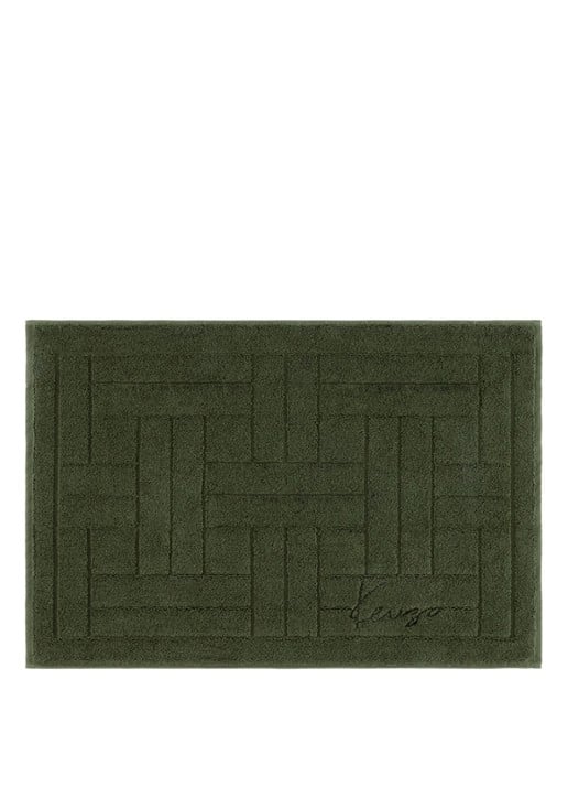 KENZO Weave badmat 55 x 80 cm - voorkant 2 khaki