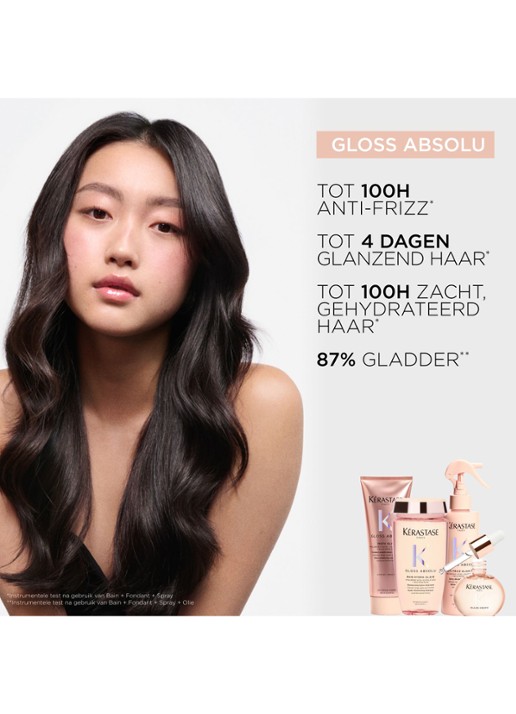 Kérastase Gloss Absolu Anti-Frizz Glaze Milk - leave-in haarspray - achterkant undefined