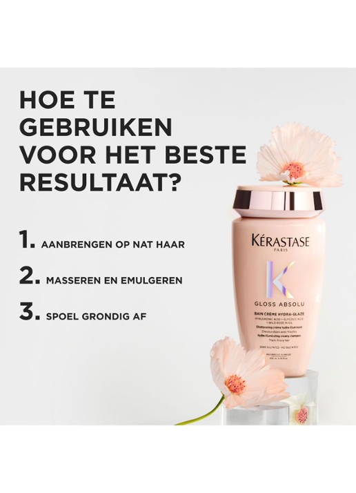 Kérastase Gloss Absolu Bain Riche Crème Hydra-Glaze - shampoo - detail 3 undefined