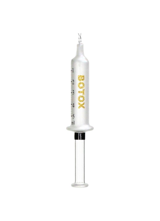 Kersten Botox Spuit kersthanger 16,4 cm - achterkant 2 transparant