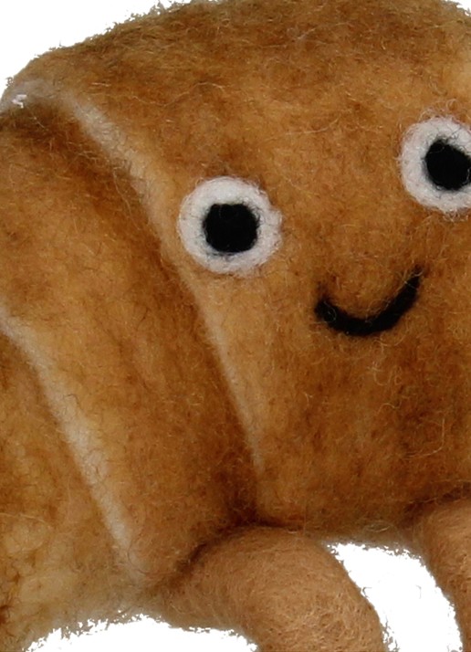Kersten Croissant kersthanger 10 cm - detail 2 bruin