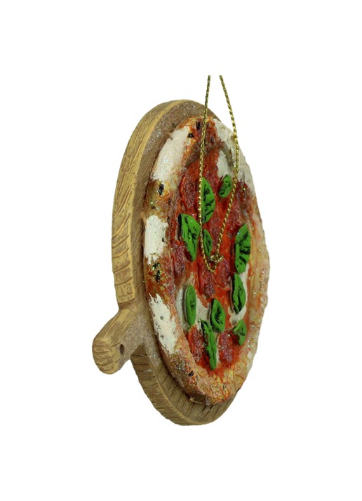 Kersten Italiaanse Pizza kersthanger 10,4 cm - detail 5 bruin