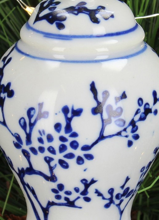 Kersten Porseleinen Pot kersthanger 8 cm - detail 4 multicolor