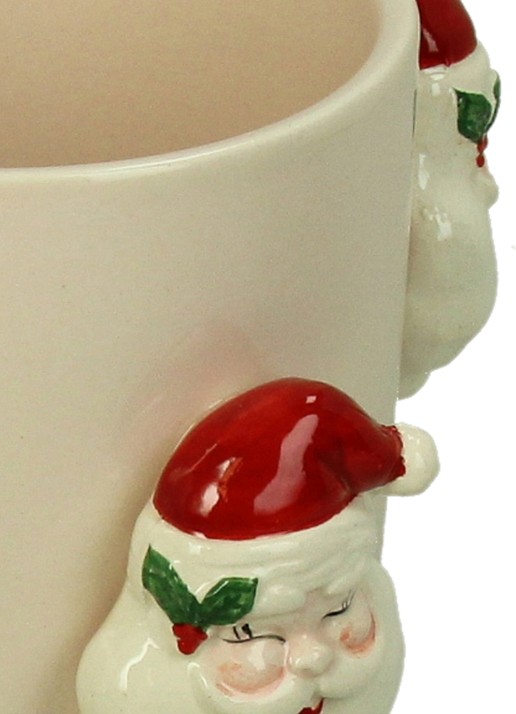 Kersten Santa bloempot voor binnen 12,5 cm - detail creme