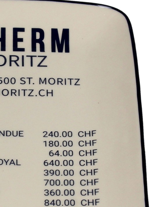 Kersten St. Moritz serveerschaal 30,8 cm - detail ivoor
