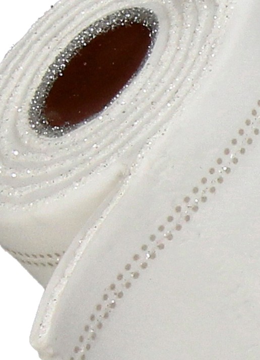 Kersten Toilet Rol kersthanger 9 cm - detail 3 wit