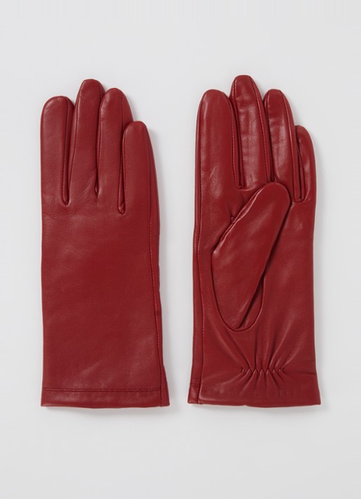 Kessler Chelsea Touch handschoenen van leer - voorkant rood