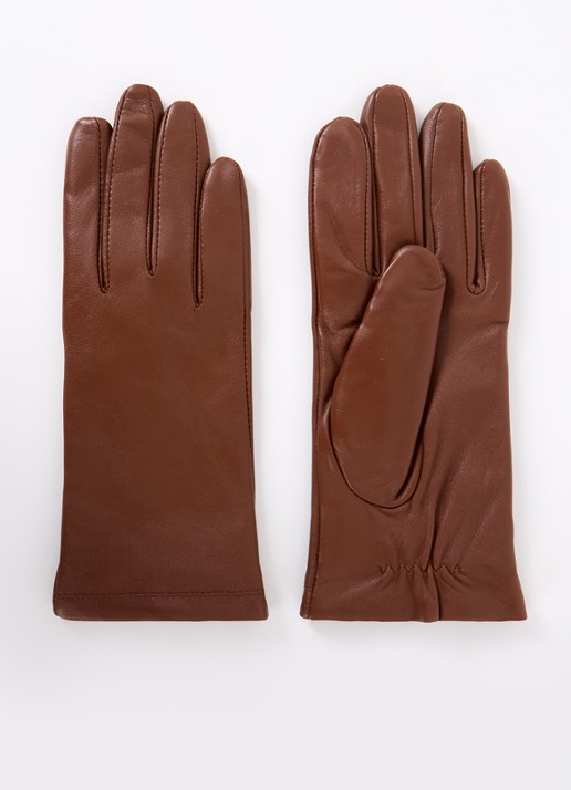 Kessler Chelsea Touch handschoenen van leer - voorkant bruin