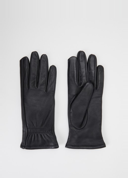 Kessler Sadie handschoenen van leer - voorkant zwart