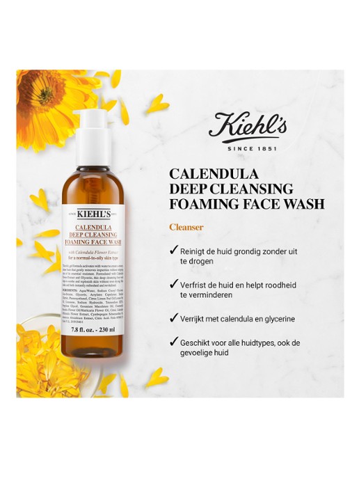 Kiehl's Calendula Foaming Wash - reinigingsschuim - detail 3 undefined