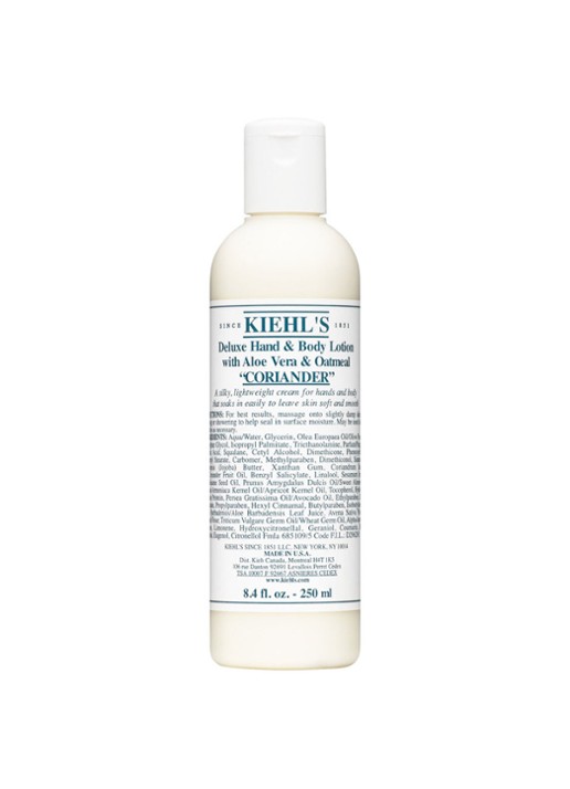 Kiehl's Deluxe Coriander Hand & Body Lotion with Aloe Vera & Oatmeal - bodylotion & handcrème - voorkant undefined