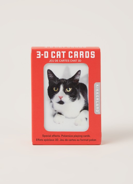 Kikkerland 3D katten kaartspel - voorkant 2 undefined