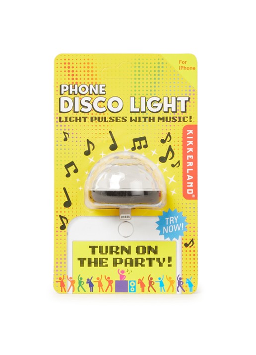 Kikkerland Disco accessoire voor Iphone  - voorkant undefined