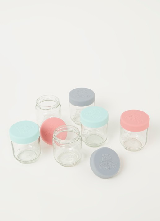 Kilner Pot voor babyvoeding set van 6 - detail transparant