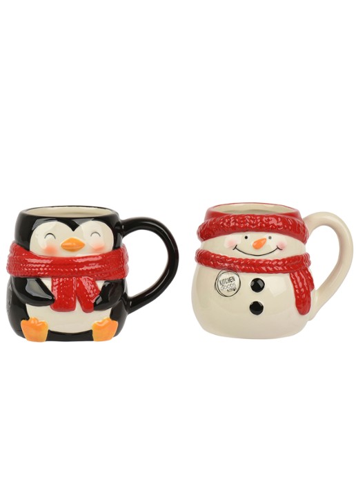 Kitchen Goods Mok set van 2 - voorkant rood