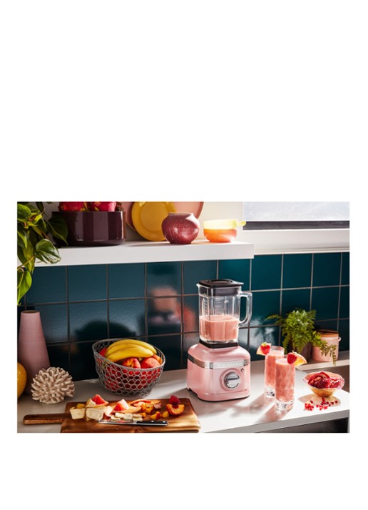 KitchenAid Artisan blender 1,4 liter K400 - Zijderoze - voorkant 2 lichtroze