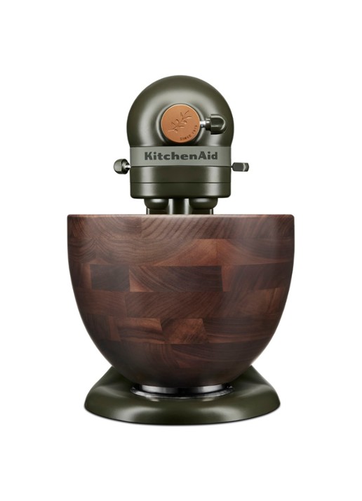 KitchenAid Artisan keukenmachine 4,7 liter 5KSM180WSEEG - Evergreen - detail donkerbruin