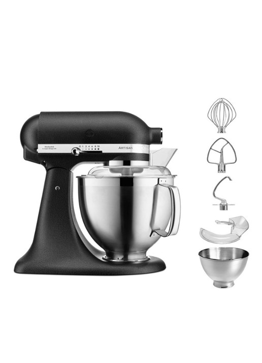 KitchenAid Artisan keukenmachine 4,8 liter 5KSM185PSEBK - Vulkaanzwart   - detail 5 vulkaanzwart