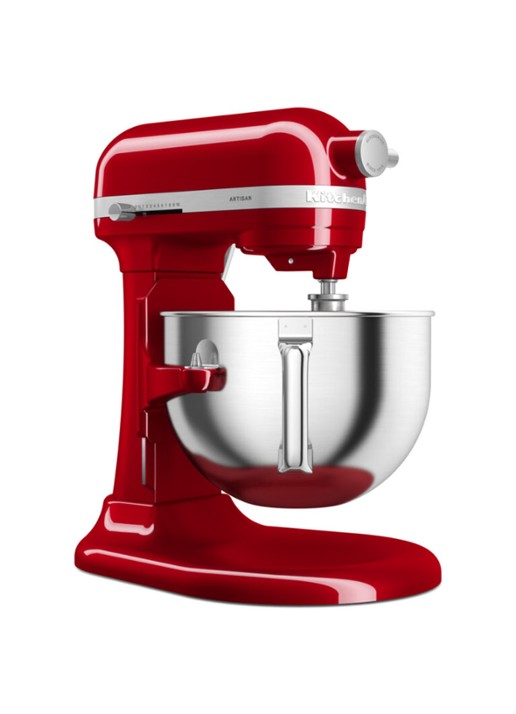 KitchenAid Artisan keukenmachine met in de hoogte verstelbare kom 5,6 liter - voorkant 6 keizerrood