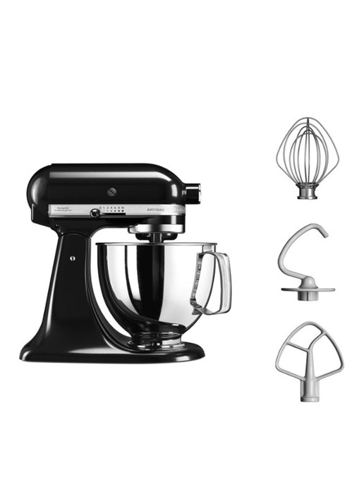 KitchenAid Artisan keukenmachine met kantelbare kop 4,8 liter 5KSM125EOB - Onyx Zwart - detail 4 onyx zwart