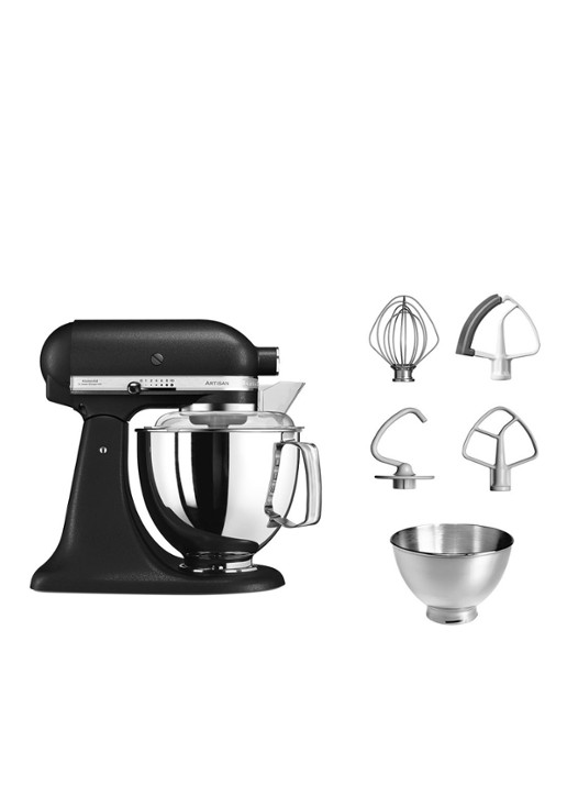 KitchenAid Artisan keukenmachine met kantelbare kop 4,8 liter 5KSM175PSEBK - Vulkaanzwart - detail 4 vulkaanzwart
