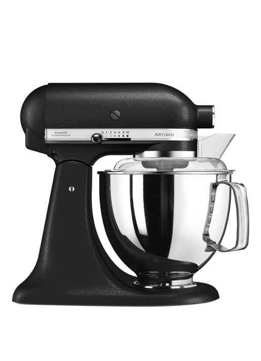 KitchenAid Artisan keukenmachine met kantelbare kop 4,8 liter 5KSM175PSEBK - Vulkaanzwart