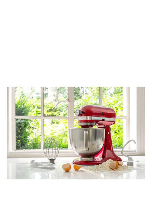 KitchenAid Artisan keukenmachine met kantelbare kop 4,8 liter 5KSM175PSECA - Appelrood - voorkant 2 appelrood