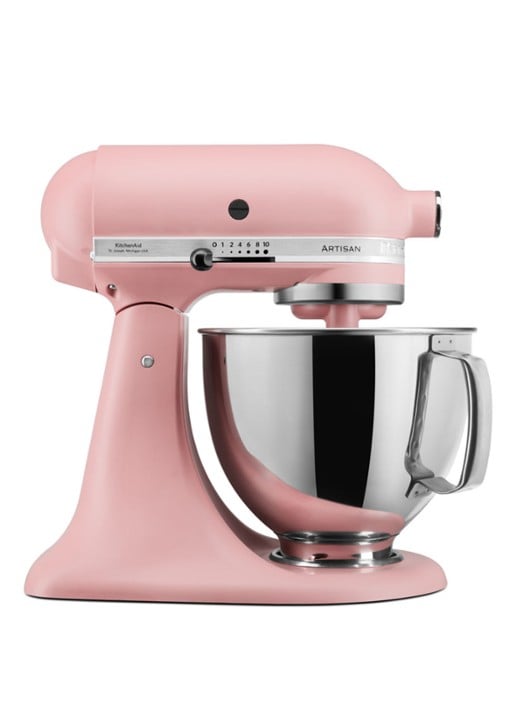 KitchenAid Artisan keukenmachine met kantelbare kop 4,8 liter 5KSM175PSEDR - Poeder Roze