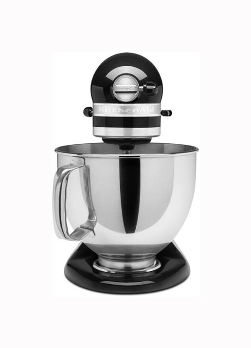KitchenAid Artisan keukenmachine met kantelbare kop 4,8 liter 5KSM175PSEOB - Onyx Zwart - voorkant 2 onyx zwart