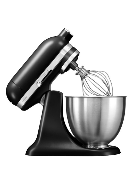 KitchenAid Artisan mini keukenmachine 3,3 liter 5KSM3311X - Mat Zwart - detail 2 mat zwart