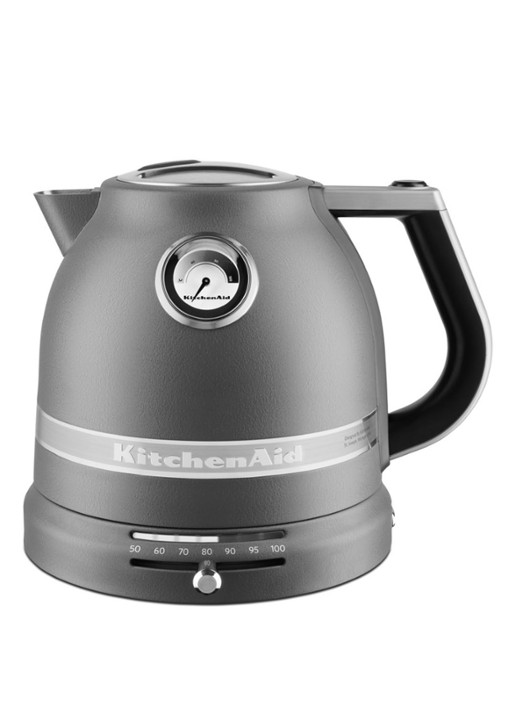 KitchenAid Artisan waterkoker 1,5 liter 5KEK1522 - Imperial Grey - voorkant 6 grijs