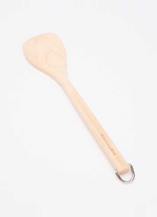KitchenAid Birch Woord bakspaan 33 cm - voorkant beige