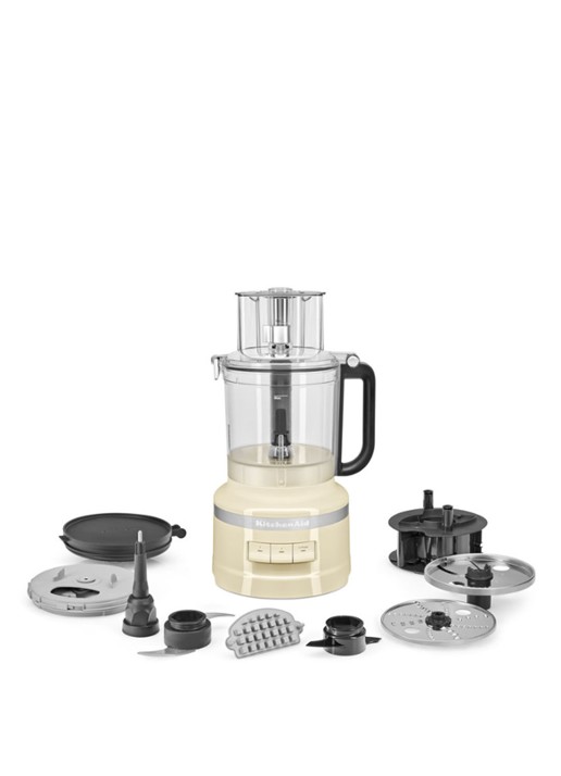 KitchenAid Foodprocessor keukenmachine 3,1 liter 5KFP1319 - Amandelwit - voorkant 7 gebroken wit