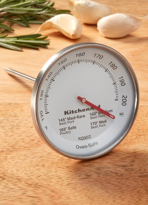 KitchenAid Globale Insteekbare Dial vleesthermometer - voorkant 2 zilver