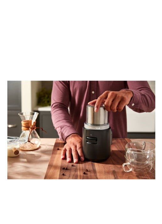 KitchenAid Go draadloze koffiemolen 5KBGR111BM - Zwart - detail 6 zwart