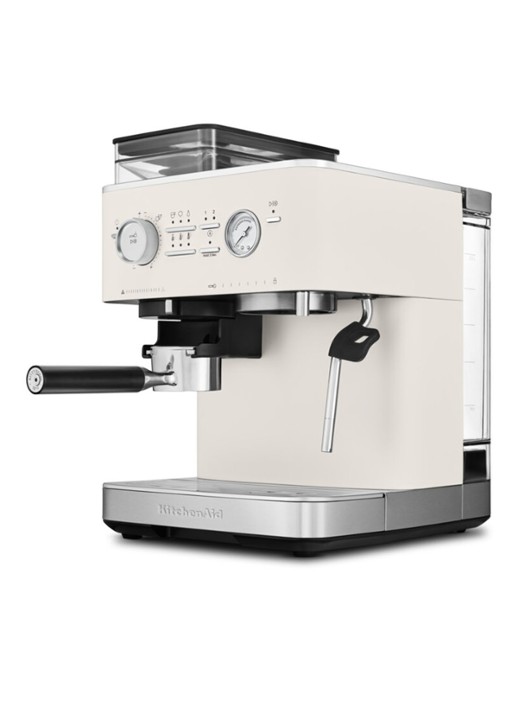 KitchenAid Halfautomatische espressomachine met koffiemolen - achterkant 8 wit