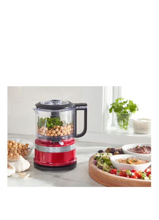 KitchenAid Mini hakmolen 830 ml 5KFC3516 - Keizerrood - voorkant 2 steenrood