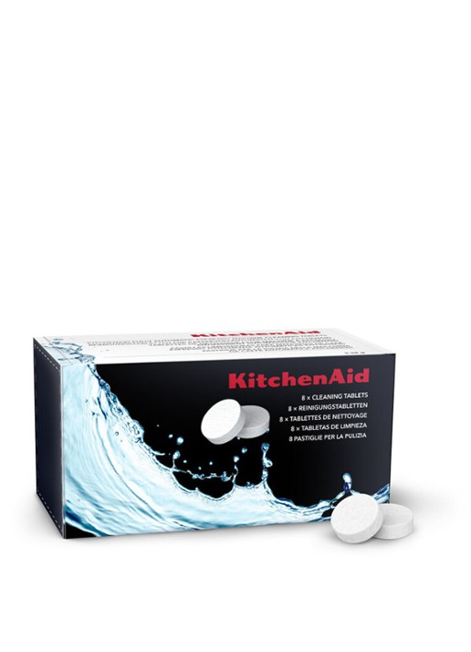 KitchenAid Reinigingstabletten set van 8 KESCT8 - achterkant 2 transparant