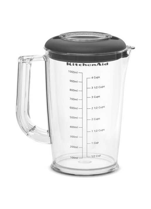 KitchenAid Staafmixer 5-delig 5KHBV83 - Mat zwart - voorkant 7 zwart