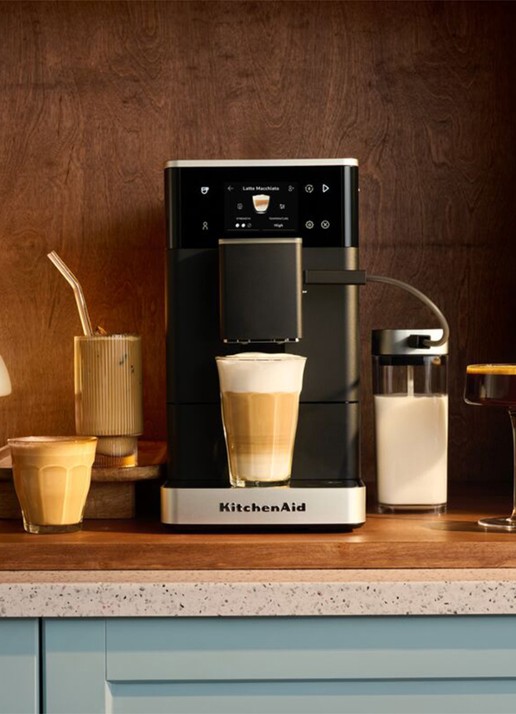 KitchenAid Volautomatische espressomachine KF4 - voorkant 2 zwart