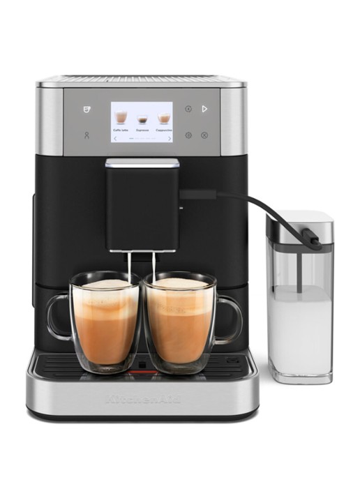 KitchenAid Volautomatische espressomachine - voorkant 2 zwart