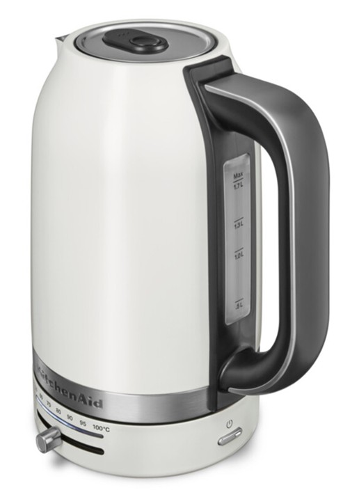 KitchenAid Waterkoker met temperatuurregeling 1,7 liter - voorkant 2 wit