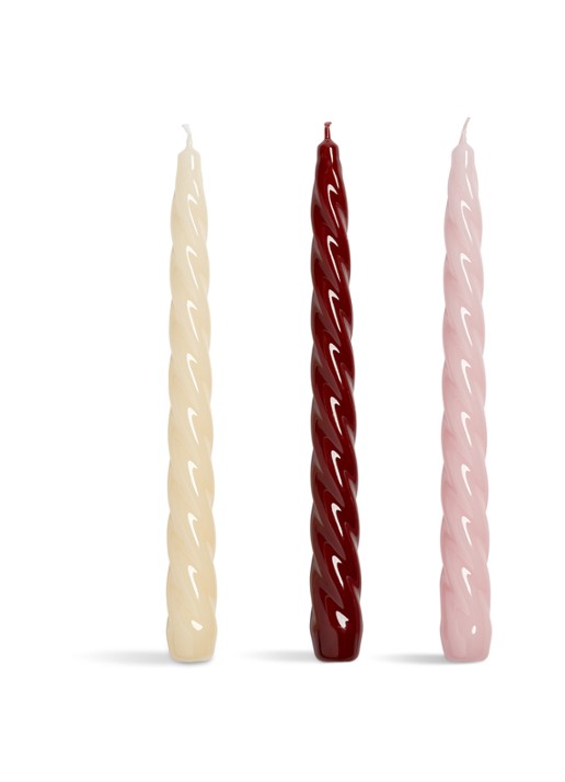 &Klevering Alpha dinerkaars set van 3 - voorkant rood