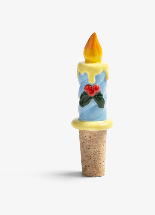 &Klevering Candle flesstopper  - voorkant geel