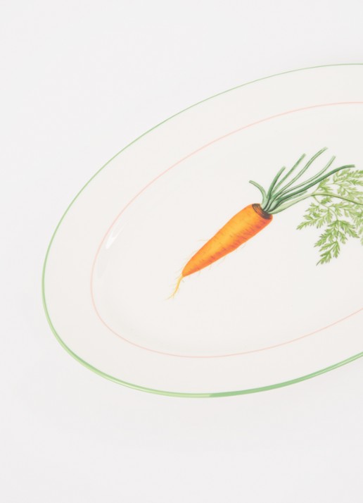 &Klevering Carrot serveerschaal 30 cm - detail oranje