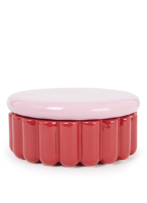 &Klevering Charlo voorraadpot  - voorkant rood