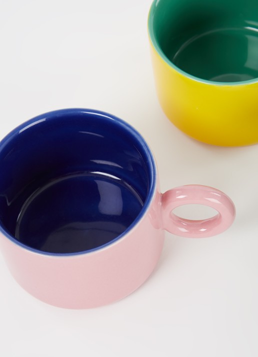&Klevering Chiquito kopje 20 cl set van 4 - voorkant 2 multicolor